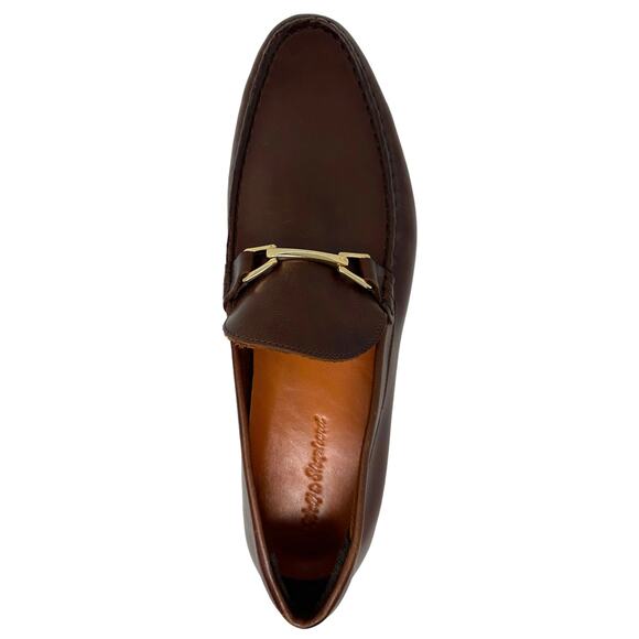 Wolf and Shepherd Men\'s Belmont Bit Italian Leather Loafer Slip-On Dress Shoes main image 3